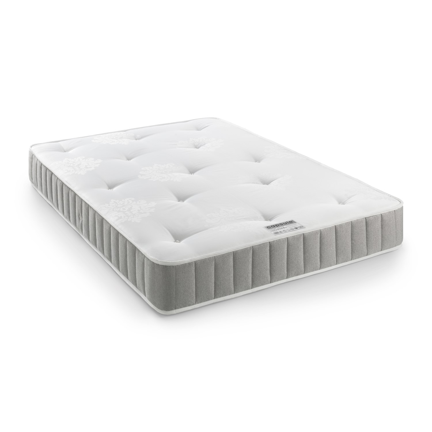 Read more about Double orthopaedic open coil spring padded top mattress capsule julian bowen
